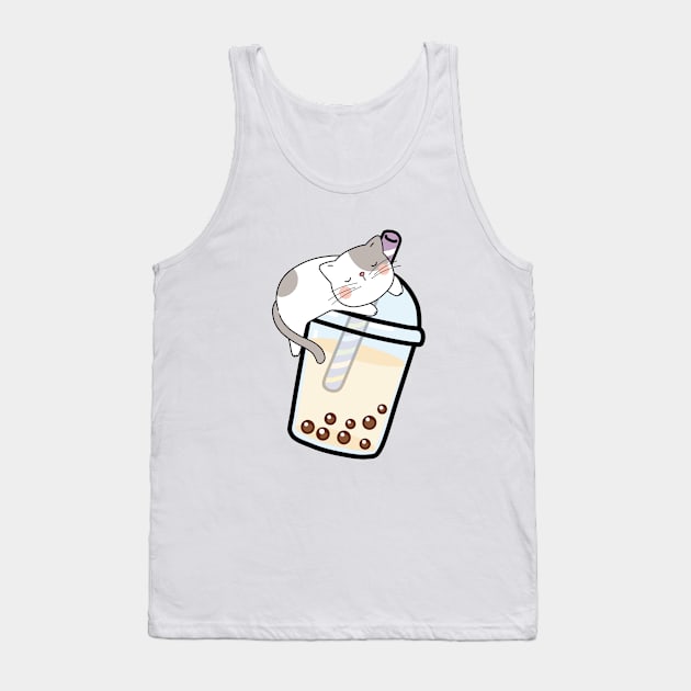 Boba Cat! Tank Top by SirBobalot